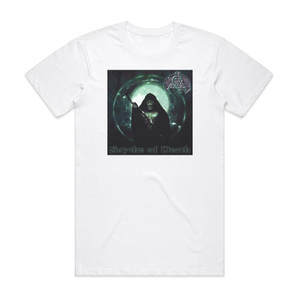 Lord Belial Scythe Of Death Album Cover T-Shirt White Lord Belial Scythe Of Death Album Cover T-Shirt White