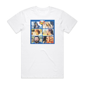 Lindisfarne Happy Daze Album Cover T-Shirt White Lindisfarne Happy Daze Album Cover T-Shirt White
