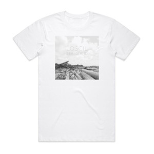 Loscil Sea Island Album Cover T-Shirt White Loscil Sea Island Album Cover T-Shirt White