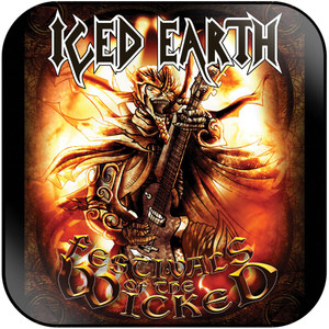 Iced Earth Festivals Of The Wicked Album Cover Sticker Iced Earth Festivals Of The Wicked Album Cover Sticker