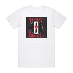 Love and Rockets Express Album Cover T-Shirt White Love and Rockets Express Album Cover T-Shirt White