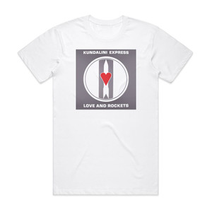 Love and Rockets Kundalini Express Album Cover T-Shirt White Love and Rockets Kundalini Express Album Cover T-Shirt White