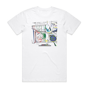 Look What I Did Atlas Drugged Album Cover T-Shirt White