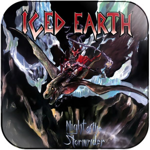 Iced Earth Night Of The Stormrider-4 Album Cover Sticker Iced Earth Night Of The Stormrider-4 Album Cover Sticker