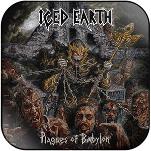 Iced Earth Plagues Of Babylon Album Cover Sticker Iced Earth Plagues Of Babylon Album Cover Sticker