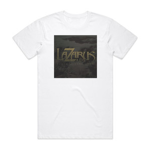 Lazarus AD_ Black Rivers Flow Album Cover T-Shirt White Lazarus AD_ Black Rivers Flow Album Cover T-Shirt White