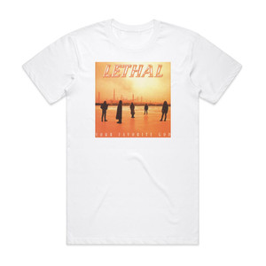Lethal Your Favorite God Album Cover T-Shirt White Lethal Your Favorite God Album Cover T-Shirt White