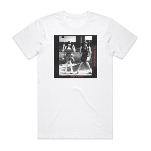 Le Butcherettes Kiss Kill 1 Album Cover T-Shirt White Le Butcherettes Kiss Kill 1 Album Cover T-Shirt White