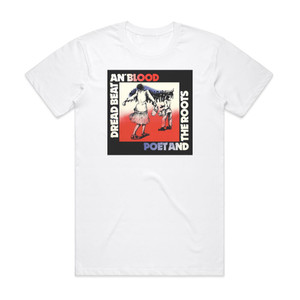 Linton Kwesi Johnson Dread Beat An Blood Album Cover T-Shirt White Linton Kwesi Johnson Dread Beat An Blood Album Cover T-Shirt White