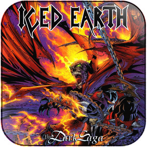 Iced Earth The Dark Saga-1 Album Cover Sticker Iced Earth The Dark Saga-1 Album Cover Sticker