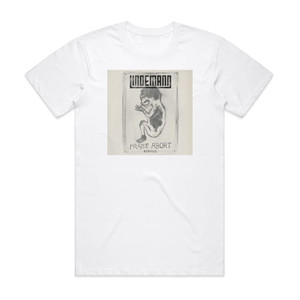Lindemann Praise Abort Remixes Album Cover T-Shirt White Lindemann Praise Abort Remixes Album Cover T-Shirt White