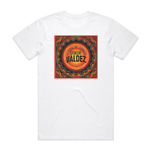 La Delio Valdez La Rueda Del Cumbin Album Cover T-Shirt White La Delio Valdez La Rueda Del Cumbin Album Cover T-Shirt White