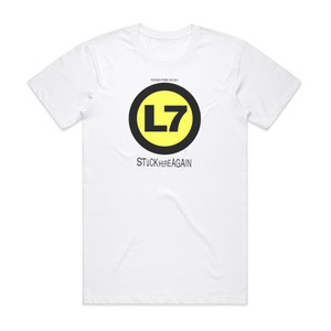 L7 Stuck Here Again Album Cover T-Shirt White