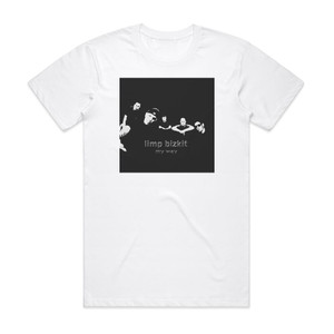 Limp Bizkit My Way Album Cover T-Shirt White Limp Bizkit My Way Album Cover T-Shirt White