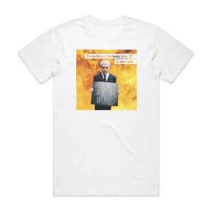 Luke Haines Christie Malrys Own Double Entry Album Cover T-Shirt White Luke Haines Christie Malrys Own Double Entry Album Cover T-Shirt White