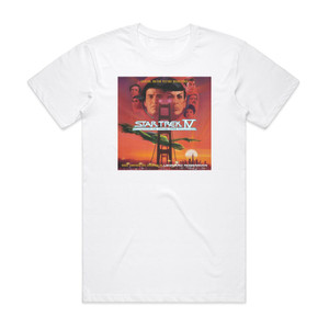 Leonard Rosenman Star Trek Iv The Voyage Home Album Cover T-Shirt White Leonard Rosenman Star Trek Iv The Voyage Home Album Cover T-Shirt White