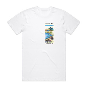 Level 42 Staring At The Sun 1 Album Cover T-Shirt White