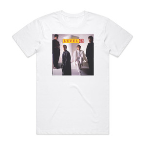 Level 42 Classic Level 42 Album Cover T-Shirt White Level 42 Classic Level 42 Album Cover T-Shirt White