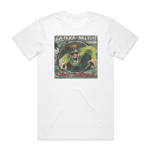 La Triple Nelson Cos Natural Album Cover T-Shirt White La Triple Nelson Cos Natural Album Cover T-Shirt White