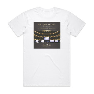 La Triple Nelson Ciento 3 Album Cover T-Shirt White La Triple Nelson Ciento 3 Album Cover T-Shirt White