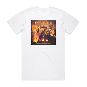 Labyrinth Welcome To The Absurd Circus Album Cover T-Shirt White Labyrinth Welcome To The Absurd Circus Album Cover T-Shirt White