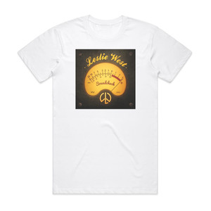 Leslie West Soundcheck Album Cover T-Shirt White Leslie West Soundcheck Album Cover T-Shirt White