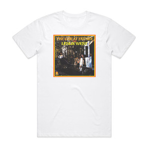 Leslie West The Leslie West Band The Great Fatsby Album Cover T-Shirt White Leslie West The Leslie West Band The Great Fatsby Album Cover T-Shirt White