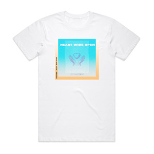 LIFE Anthem Heart Wide Open Album Cover T-Shirt White LIFE Anthem Heart Wide Open Album Cover T-Shirt White