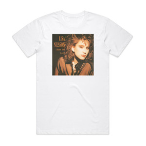 Lisa Nilsson Lean On Love Album Cover T-Shirt White Lisa Nilsson Lean On Love Album Cover T-Shirt White