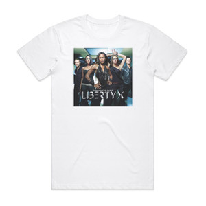 Liberty X Thinking It Over Album Cover T-Shirt White Liberty X Thinking It Over Album Cover T-Shirt White