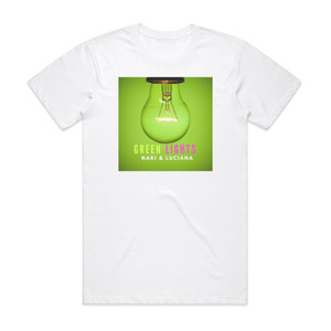 Luciana Green Lights Album Cover T-Shirt White Luciana Green Lights Album Cover T-Shirt White