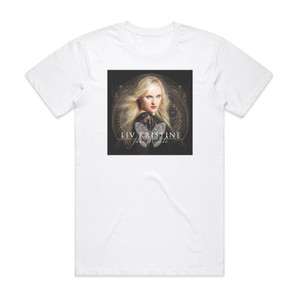Liv Kristine Fake A Smile Album Cover T-Shirt White Liv Kristine Fake A Smile Album Cover T-Shirt White