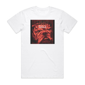 Lordi Bite It Like A Bulldog Album Cover T-Shirt White Lordi Bite It Like A Bulldog Album Cover T-Shirt White