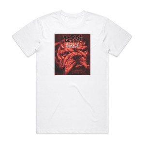 Lordi Bite It Like A Bulldog 1 Album Cover T-Shirt White Lordi Bite It Like A Bulldog 1 Album Cover T-Shirt White