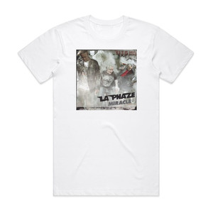 La Phaze Miracle Album Cover T-Shirt White La Phaze Miracle Album Cover T-Shirt White