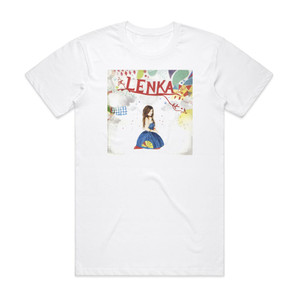 Lenka Lenka Album Cover T-Shirt White Lenka Lenka Album Cover T-Shirt White
