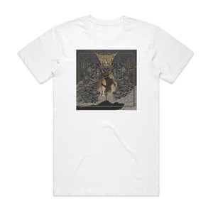 Misanthropic Rage Gates No Longer Shut Album Cover T-Shirt White Misanthropic Rage Gates No Longer Shut Album Cover T-Shirt White
