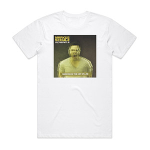 Markus Schulz Dancing In The Key Of Life Album Cover T-Shirt White Markus Schulz Dancing In The Key Of Life Album Cover T-Shirt White
