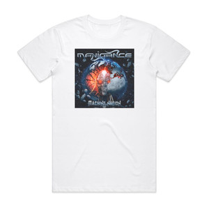 Manigance Machine Nation Album Cover T-Shirt White Manigance Machine Nation Album Cover T-Shirt White