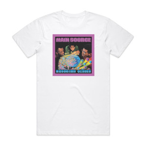 Main Source Breaking Atoms Album Cover T-Shirt White Main Source Breaking Atoms Album Cover T-Shirt White