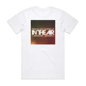 Morgan Page In The Air 2 Album Cover T-Shirt White Morgan Page In The Air 2 Album Cover T-Shirt White