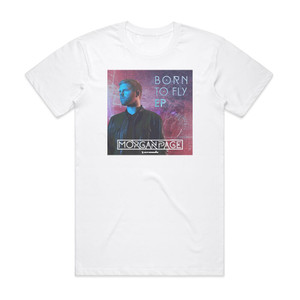Morgan Page Born To Fly Album Cover T-Shirt White Morgan Page Born To Fly Album Cover T-Shirt White