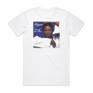 Maysa Leak Out Of The Blue Album Cover T-Shirt White Maysa Leak Out Of The Blue Album Cover T-Shirt White
