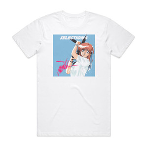 Mitch Murder Selection 5 Album Cover T-Shirt White Mitch Murder Selection 5 Album Cover T-Shirt White