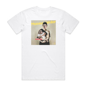 Modeselektor Happy Birthday Album Cover T-Shirt White Modeselektor Happy Birthday Album Cover T-Shirt White