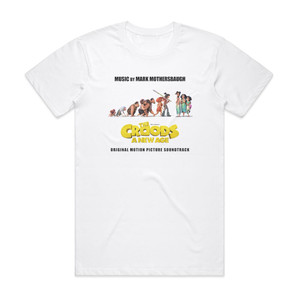 Mark Mothersbaugh The Croods A New Age Album Cover T-Shirt White Mark Mothersbaugh The Croods A New Age Album Cover T-Shirt White