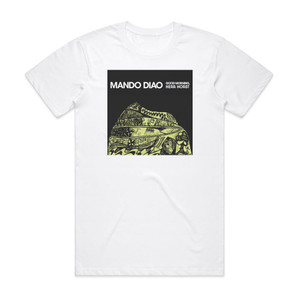 Mando Diao Good Morning Herr Horst Album Cover T-Shirt White Mando Diao Good Morning Herr Horst Album Cover T-Shirt White