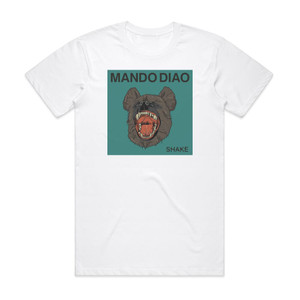 Mando Diao Shake Album Cover T-Shirt White Mando Diao Shake Album Cover T-Shirt White