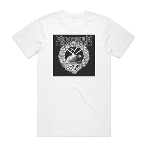 Memoriam The Hellfire Demos Ii Album Cover T-Shirt White Memoriam The Hellfire Demos Ii Album Cover T-Shirt White