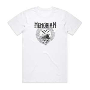 Memoriam The Hellfire Demos Ii 1 Album Cover T-Shirt White Memoriam The Hellfire Demos Ii 1 Album Cover T-Shirt White